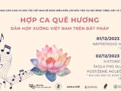 Buổi hòa nhạc dân gian dân tộc Việt Nam sẽ được biểu diễn LẦN ĐẦU TIÊN TẠI SÉC bằng tiếng Việt và tiếng Pháp.